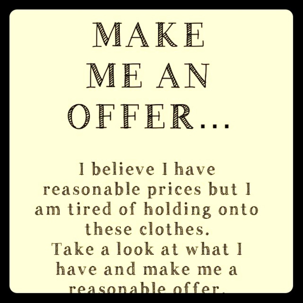 Offers!!! 👐🏻